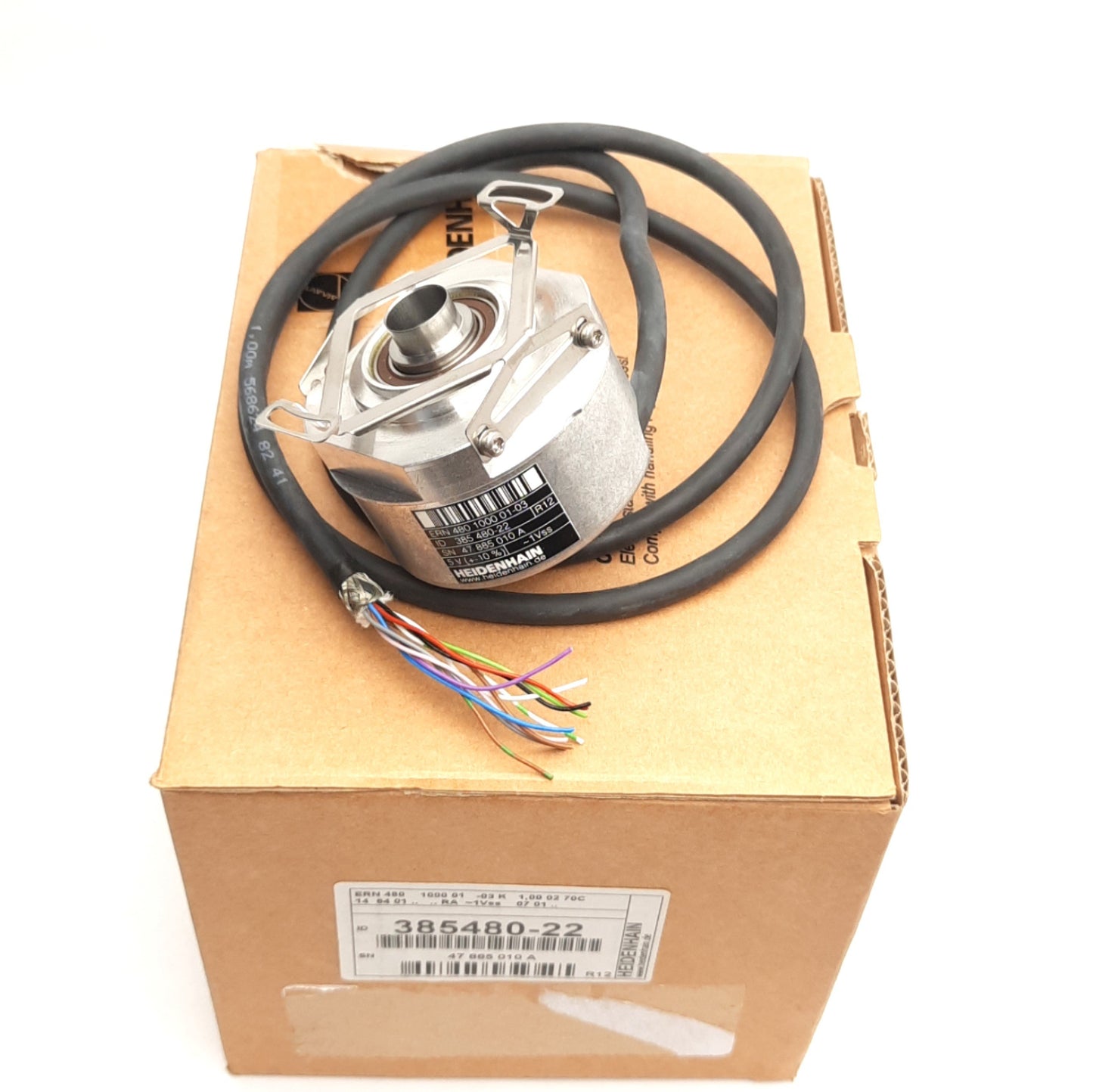 New Heidenhain ERN480100001-03K Rotary Encoder, 5VDC, 1Vpp Interface, 1000 Line