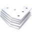 New Lot of 5 80/20 30-4340 Aluminum Tee Flat Plate 5 Hole 30 Series 90mm x 90mm