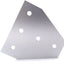 New Lot of 5 80/20 30-4340 Aluminum Tee Flat Plate 5 Hole 30 Series 90mm x 90mm