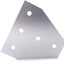 New Lot of 5 80/20 30-4340 Aluminum Tee Flat Plate 5 Hole 30 Series 90mm x 90mm