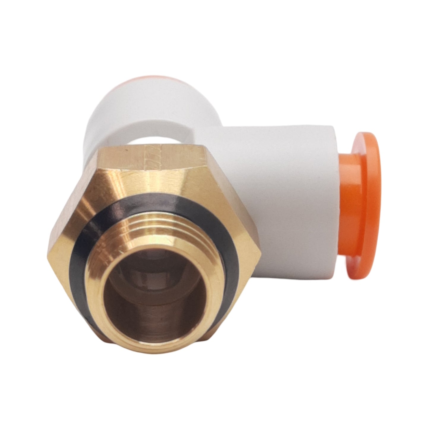 New Lot of 10 SMC KQ2Y11-U02A Male Run Tee Fitting, 3/8in Tube to 1/4in Uni, 1MPa