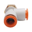 New Lot of 10 SMC KQ2Y11-U02A Male Run Tee Fitting, 3/8in Tube to 1/4in Uni, 1MPa