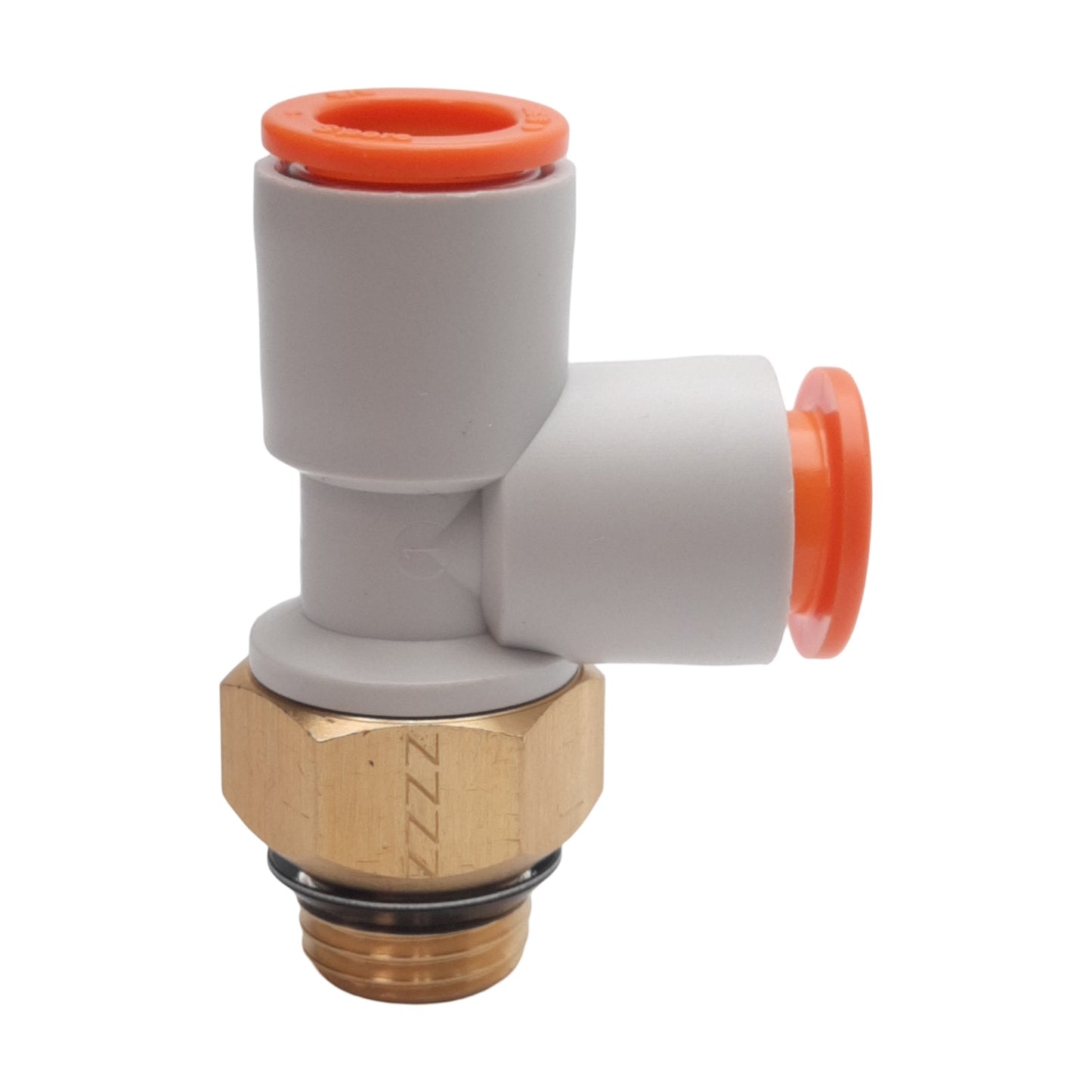 New Lot of 10 SMC KQ2Y11-U02A Male Run Tee Fitting, 3/8in Tube to 1/4in Uni, 1MPa