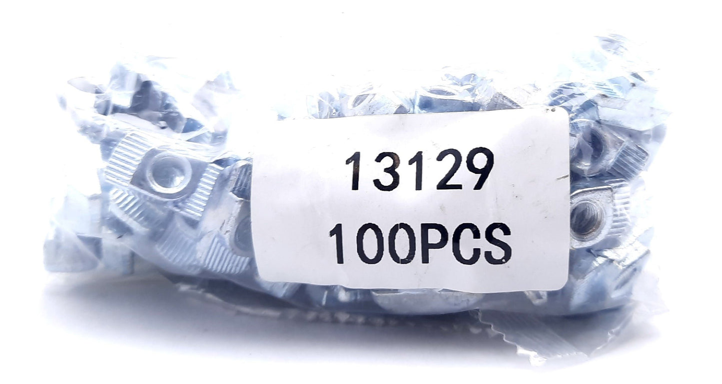 New Lot of 100 80/20 13129 Standard Drop-in T-Nut 45 Series M6 X 1.0 19.60mm x 10mm
