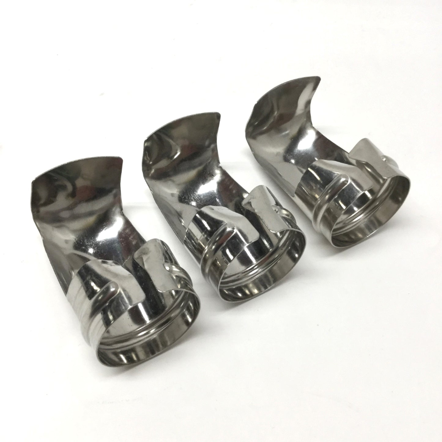 Used Lot of 3 Steinel 110048645 Heat Gun Reflector Nozzles, 1.5", Solder/Bend/Shrink