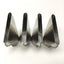 Used Lot of 4 Steinel 110048644 Heat Gun Flat Spreader Nozzle Tips, 75mm Wide