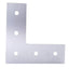 New Lot of 5 80/20 45-4481 Aluminum L Flat Plate 45 Series 5 Hole 135mm x 135mm
