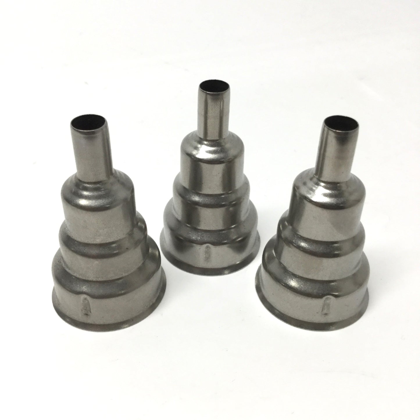 Used Lot of 3 Steinel 110050176 Heat Gun 9mm Reducer Nozzle Tips, Welding/Soldering