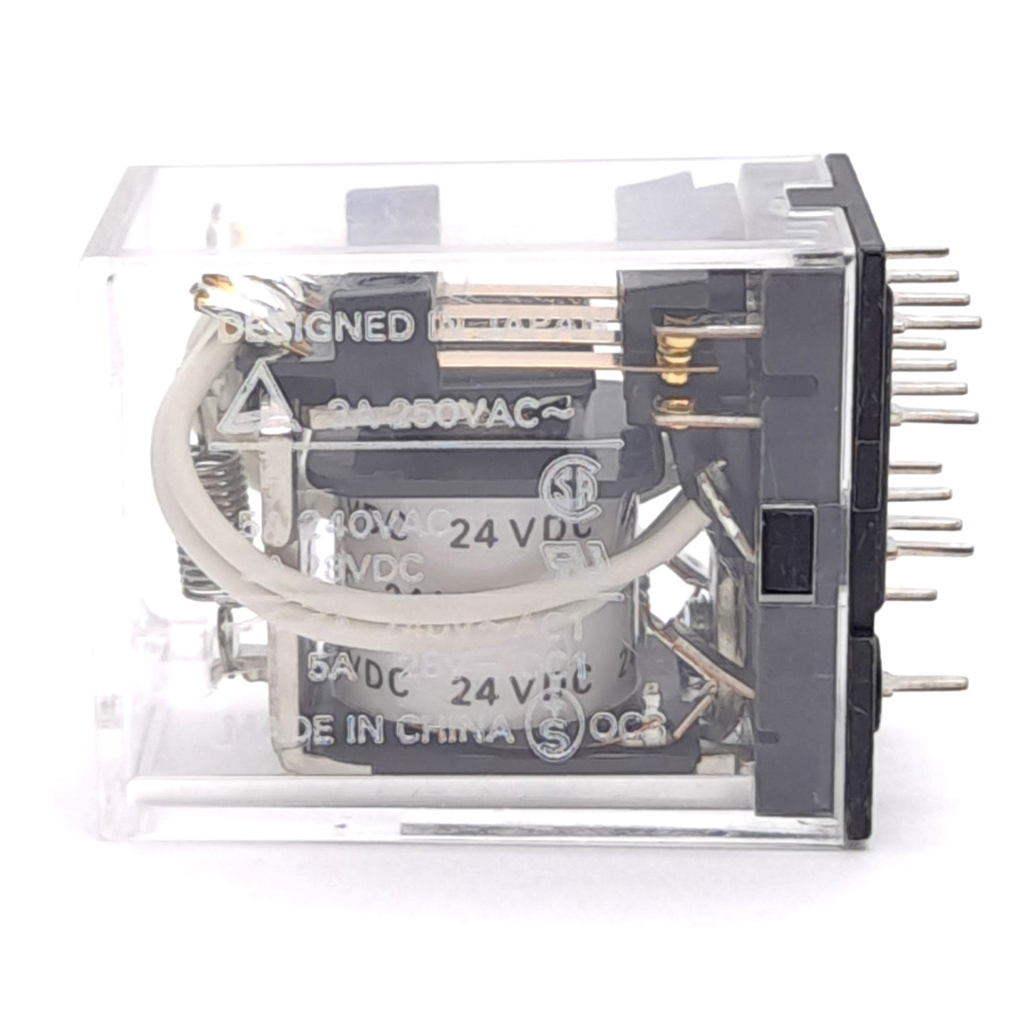 New – Open box Lot of 2 Omron MY4-02-DC24 Power Relay, 24VDC Coil, 4PDT Contact