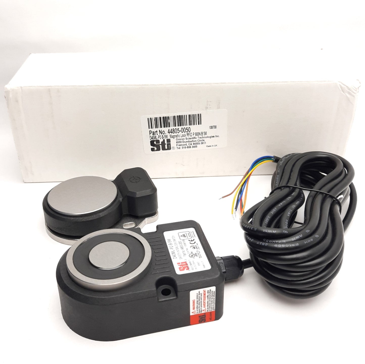 New Omron STI D40ML-P2-B-5M RFID Interlock 24V DC, 2NC Contacts, 900N Holding Force