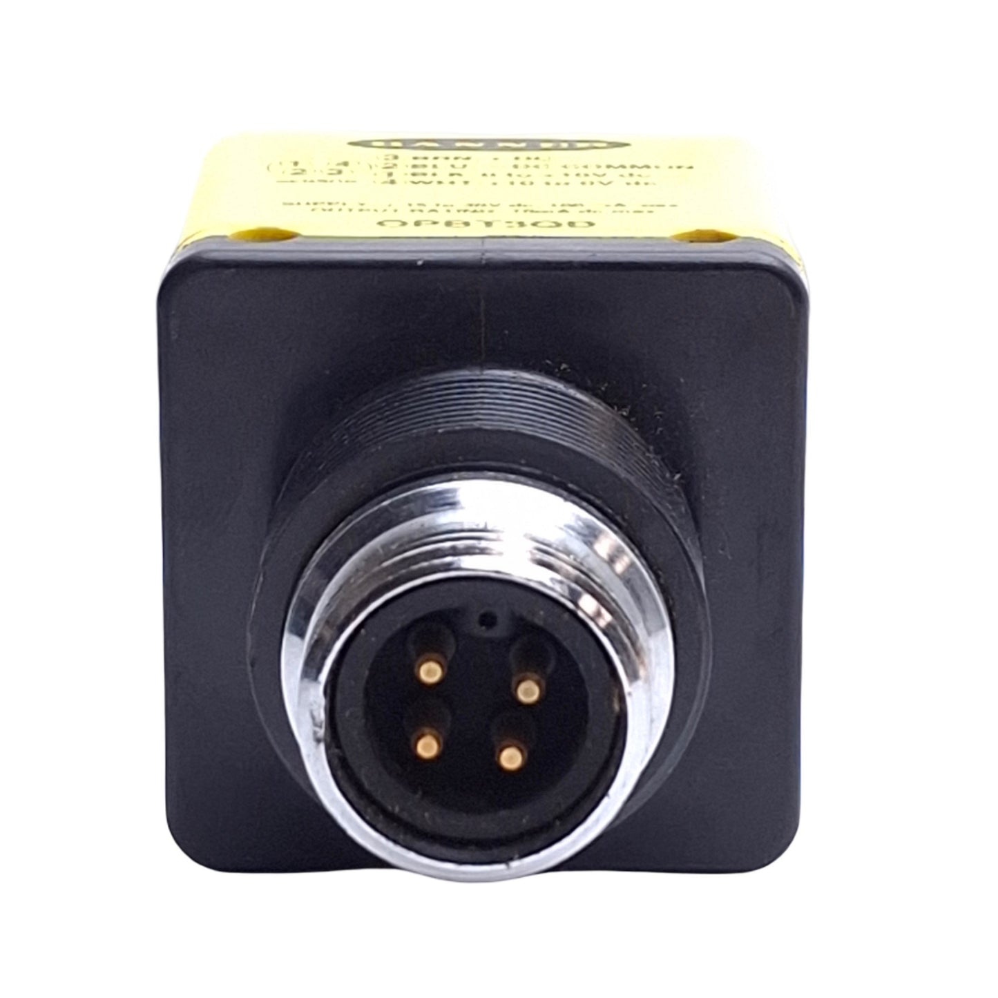 Used Banner OPBT3QD OMNI-BEAM Power Block 0-10VDC or 10-0VDC 7/8" Round QD 15-30VDC