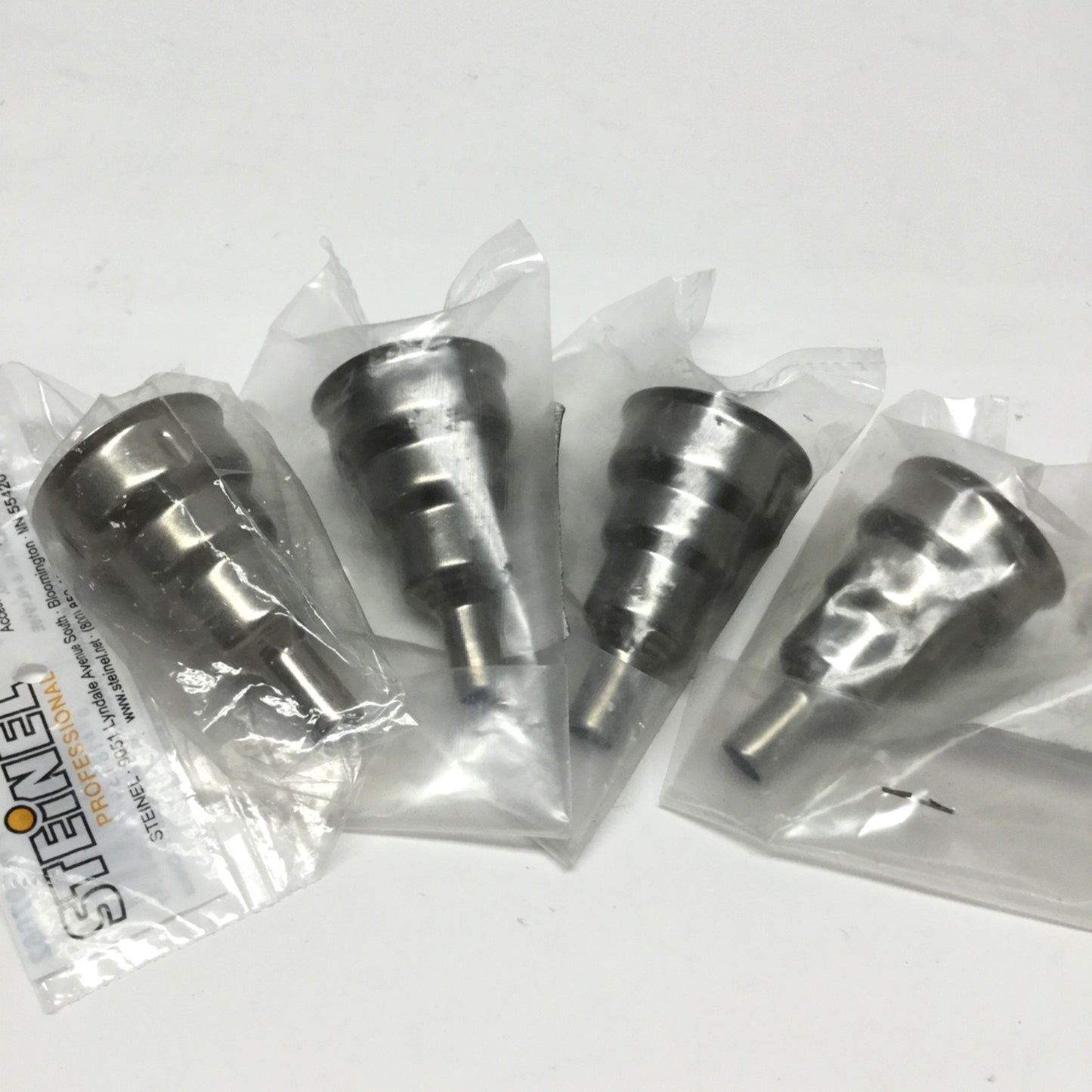 New Lot of 4 Steinel 110050176 Heat Gun 9mm Reducer Nozzle Tips, Welding/Soldering