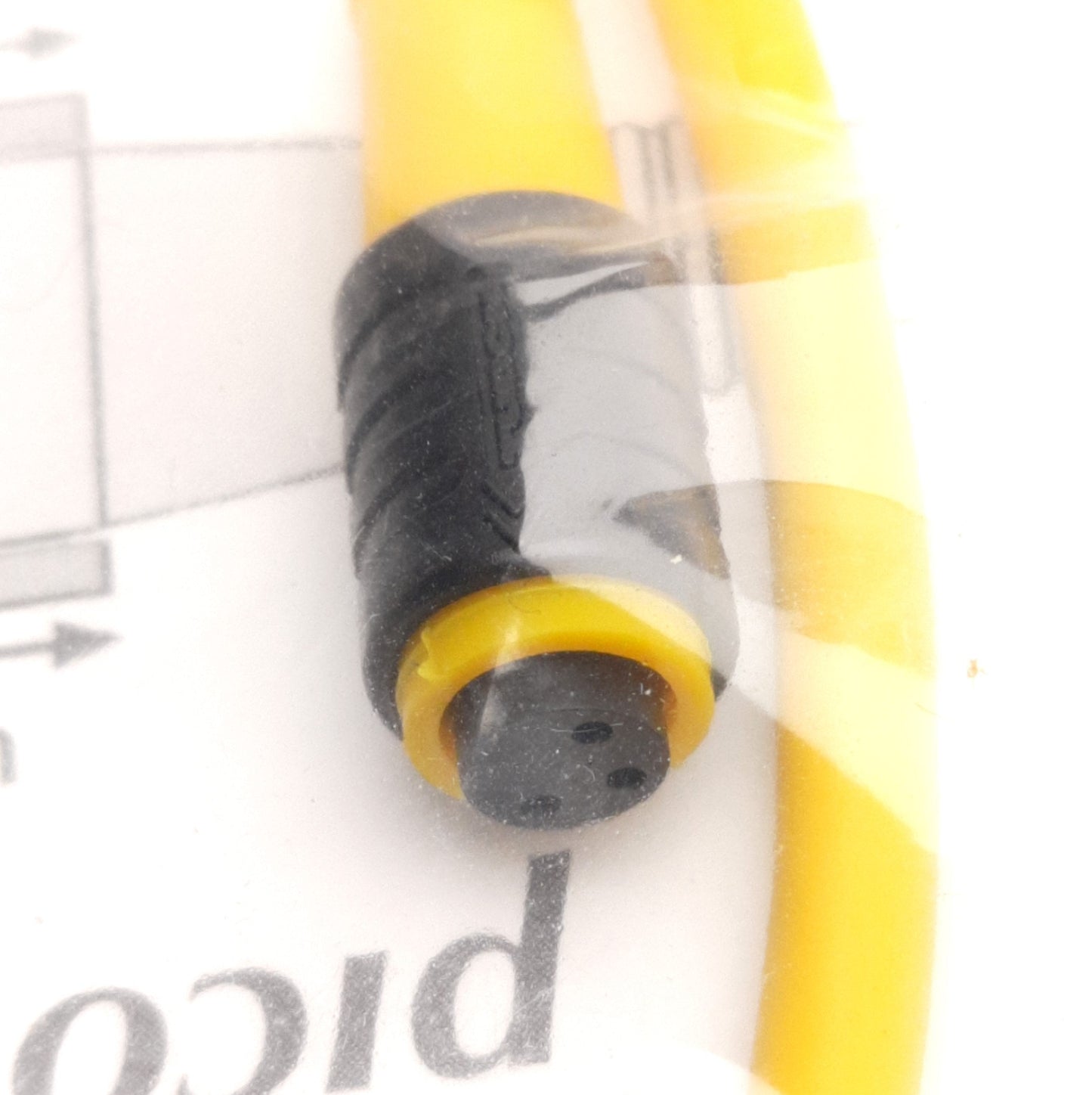 New Turck PKG 3Z-0.5-PSG 3M U0875-73 Sensor Cordset, Snap On M8 3-Pin to Threaded M8