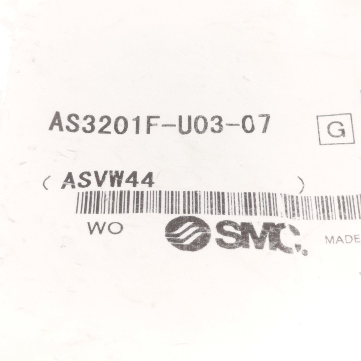 New – Open box Lot of 2 SMC AS3201F-U03-07 Speed Control Fitting, 3/4" Uni to 1/4" Tube