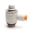 New – Open box Lot of 2 SMC AS3201F-U03-07 Speed Control Fitting, 3/4" Uni to 1/4" Tube