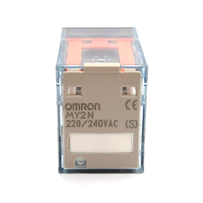 New – Open box Lot of 2 Omron MY2N-AC220/240 Power Relay, 220/240 VAC Coil, DPDT Contact