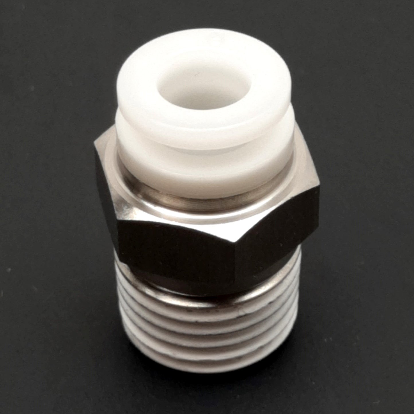 New Lot of 2 SMC KGH06-02S Pneumatic Fitting, ø6mm One Touch Port, R1/4 Male, 1.0MPa