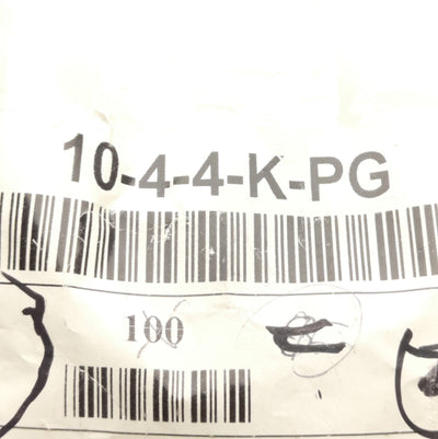 New – Open box Lot of 10 Jaco 10-4-4-K-PG Compression Fittings, 1/4" Tube to 1/4" NPT Male