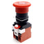 New Omron A22EL-M-24A-02 Illuminated E-Stop Button, Turn Reset, ø40mm, 2NC, 24VDC