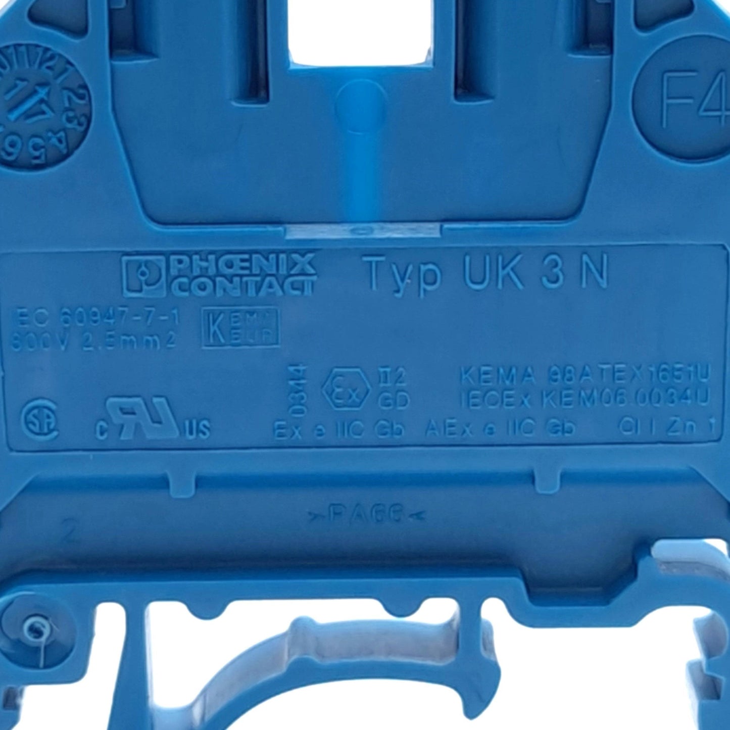 New – Open box Lot of 22 Phoenix Contact UK 3 N BU 3001514 Terminal Block, 800V 24A, 1-Level