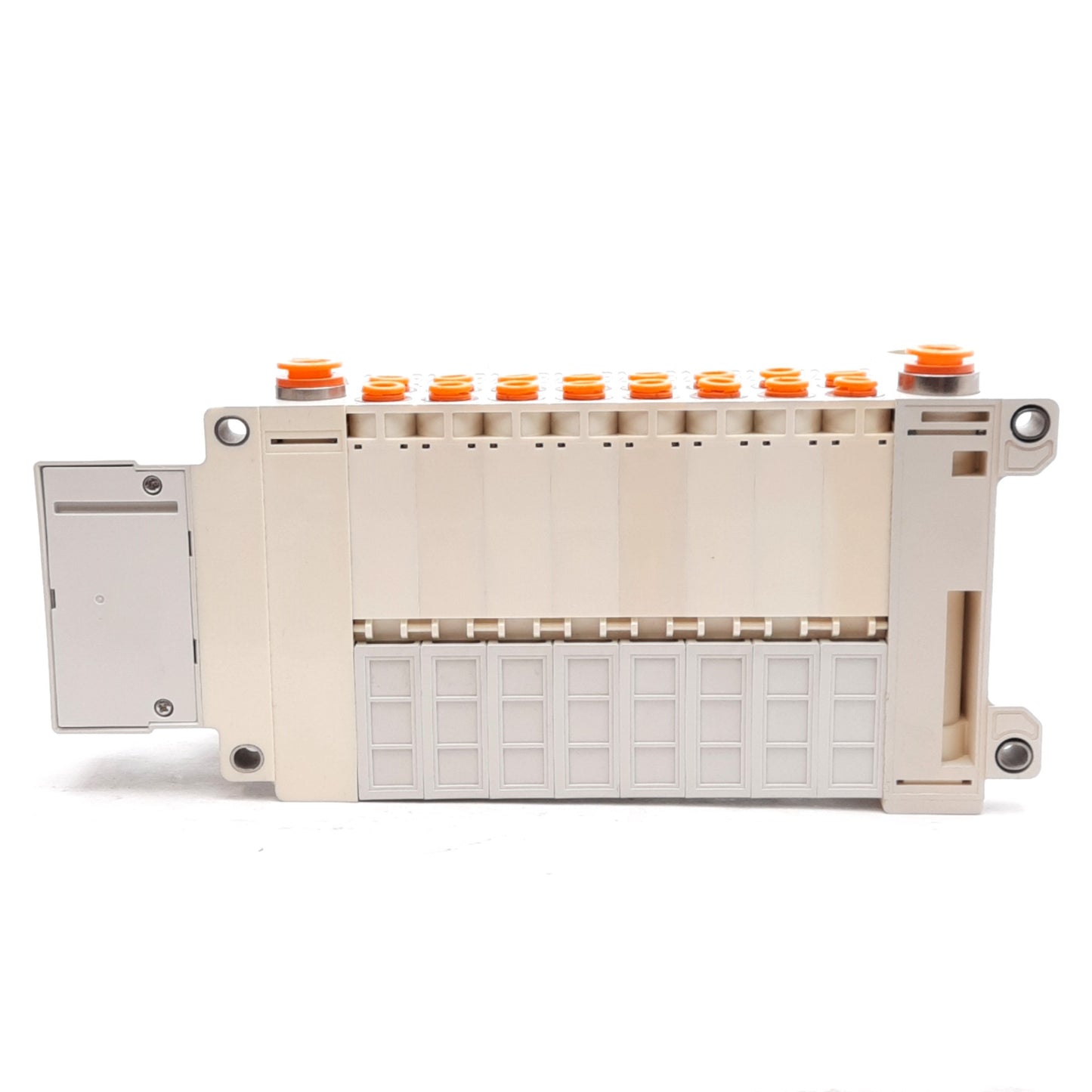 New SMC VV5QC21-08N7FD0-S Pneumatic Manifold, 8-Station, ø1/4in One Touch, 0.7MPa