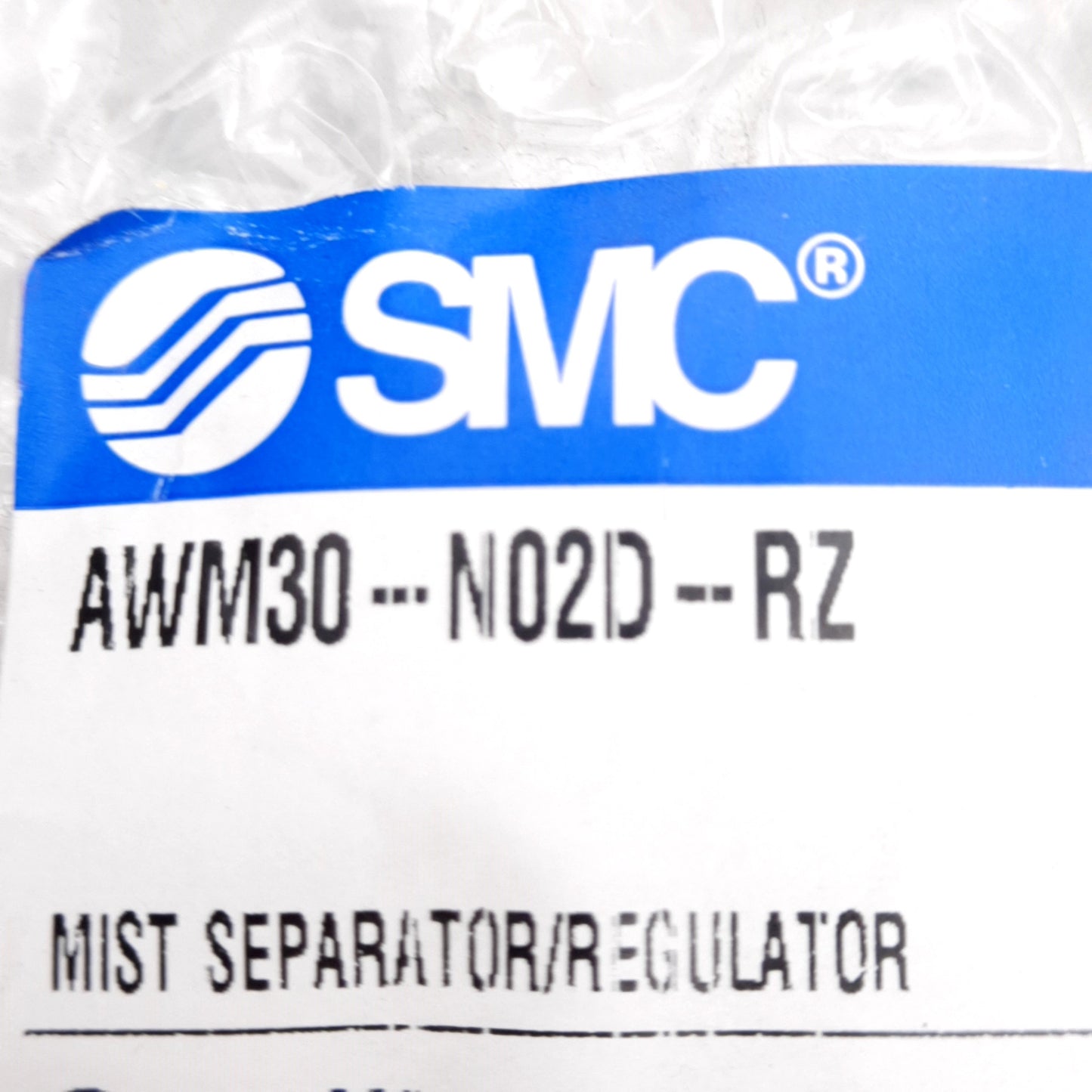 New – Open box SMC AWM30-N02D-RZ Mist Separator Regulator, 15-125PSI, NPT1/4, N.O. Auto-Drain