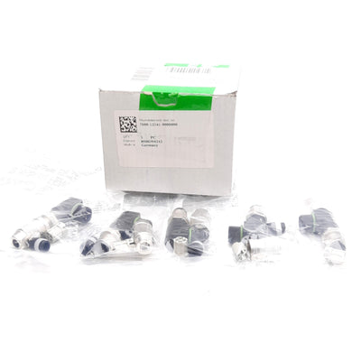 New Lot of 5 Murrelektronik 7000-12541-0000000 Connector, M12 3-Pin Male Right Angle