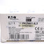 New Eaton PKZM01-6,3 XTPB6P3BC1 Motor Protective Circuit Breaker, 3-Pole, 4-6.3A