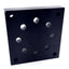 New 80/20 40-2408-Black Leveling Caster Base Plate 40 Series 89mm x 89mm