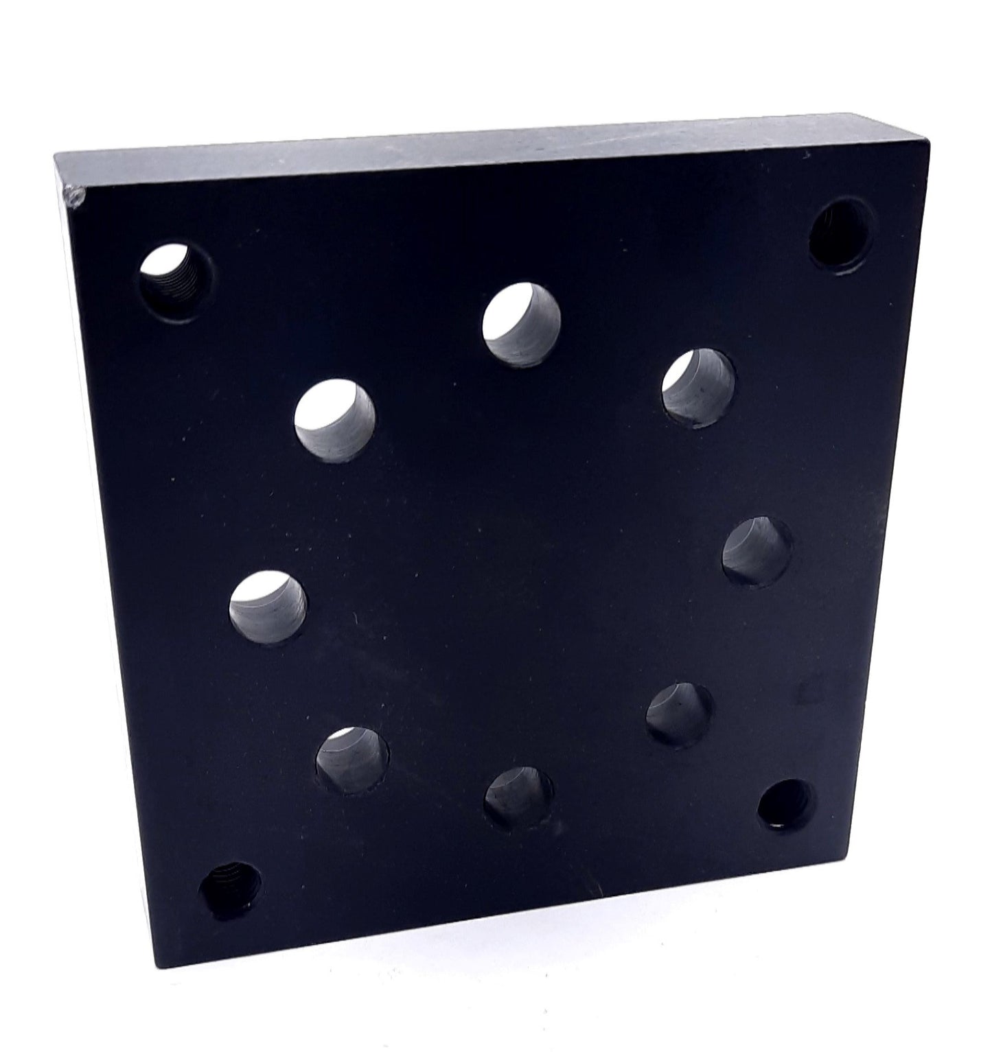 New 80/20 40-2408-Black Leveling Caster Base Plate 40 Series 89mm x 89mm