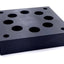 New 80/20 40-2408-Black Leveling Caster Base Plate 40 Series 89mm x 89mm