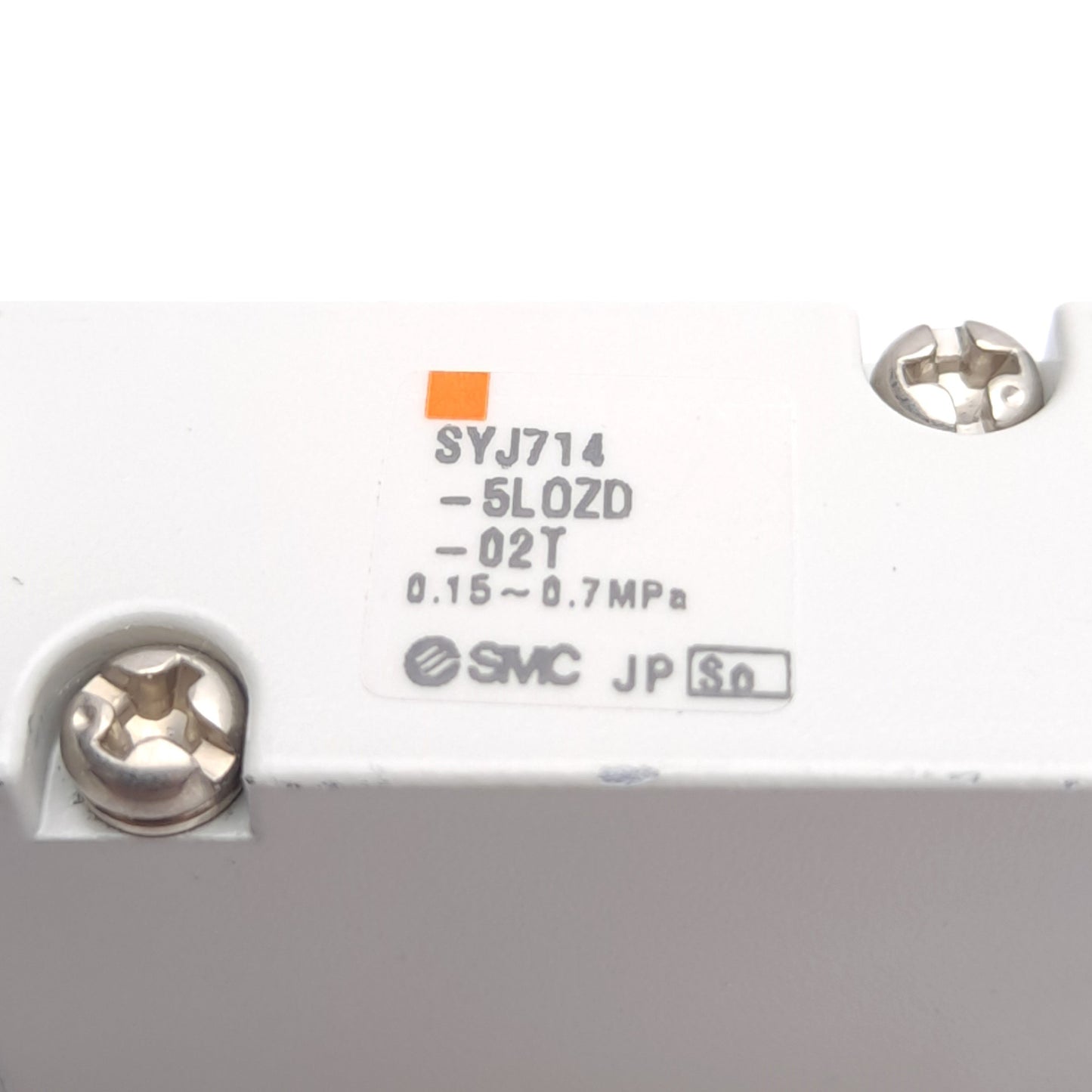 New SMC SYJ714-5LOZD-02T Solenoid Valve, 3-Port, 0.15-0.7MPa, 1/4in NPTF Ports