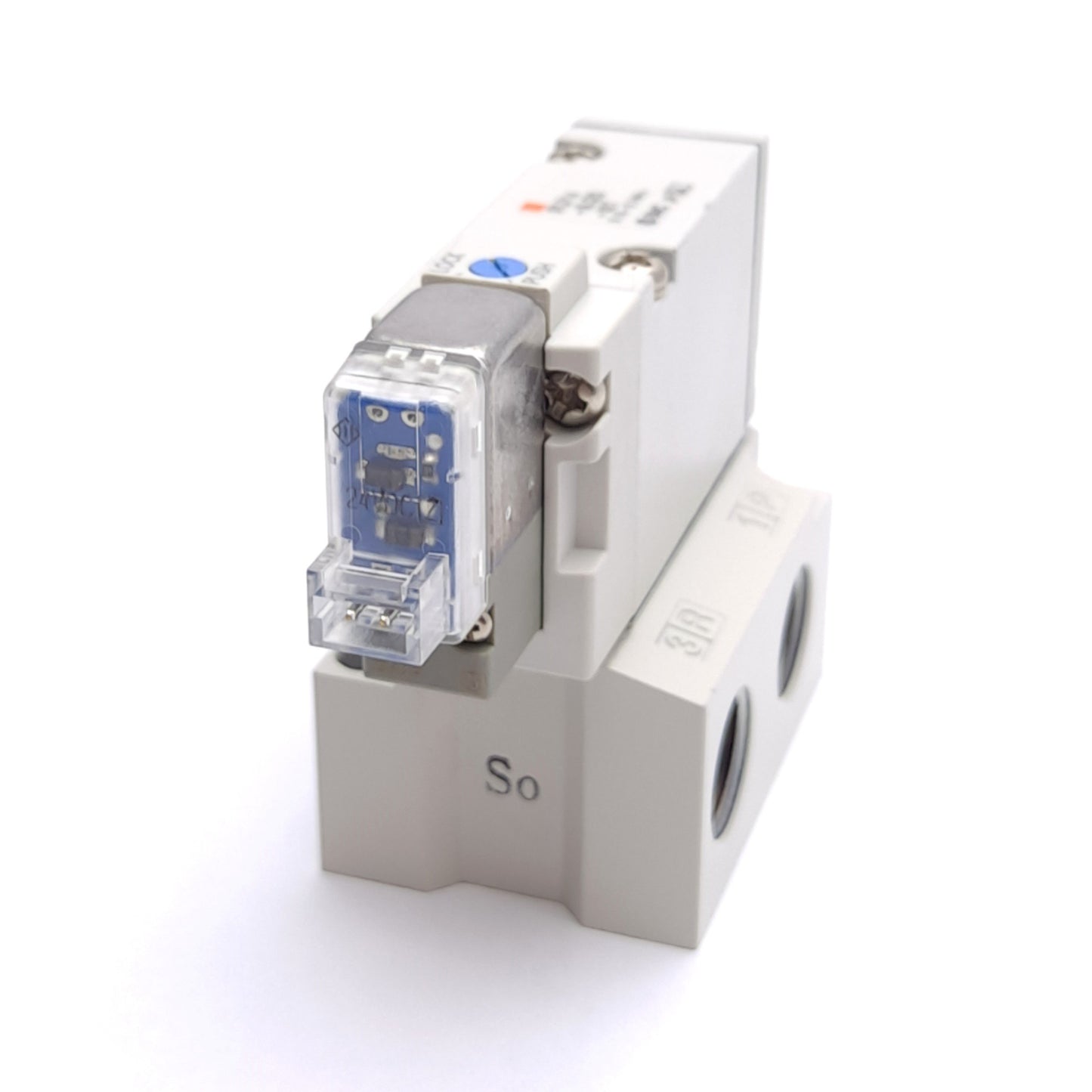 New SMC SYJ714-5LOZD-02T Solenoid Valve, 3-Port, 0.15-0.7MPa, 1/4in NPTF Ports