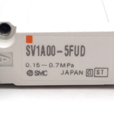 New SMC SV1A00-5FUD Solenoid Valve 4-Position Dual 3-Port N.C/N.C. 0.15-.07MPa 24VDC