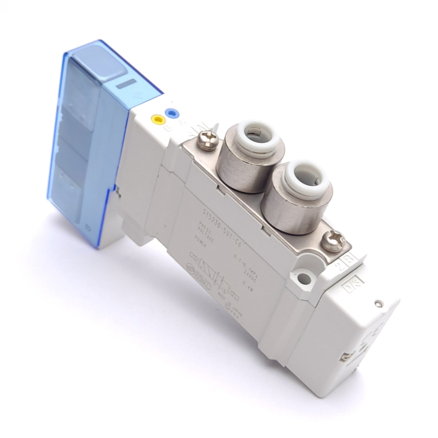 New SMC SY5230-5U1-C6 Double Solenoid Valve, 2-Pos 5-Port, 24VDC Coil, 0.1-0.7MPa