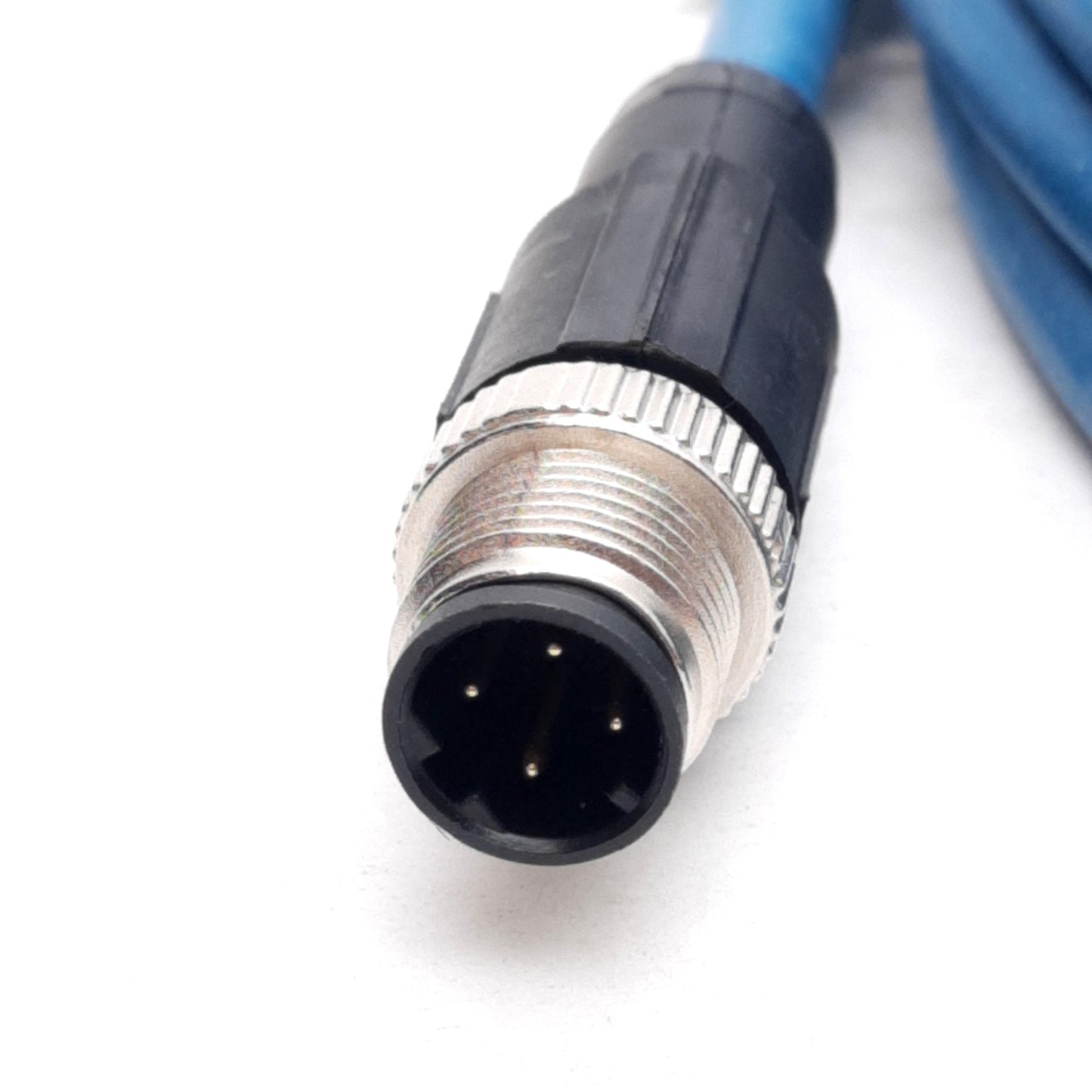 New SMC EX9-AC020EN-PSRJ Communication Cable, RJ-45 to M12 4-Pin Male, 2m Long