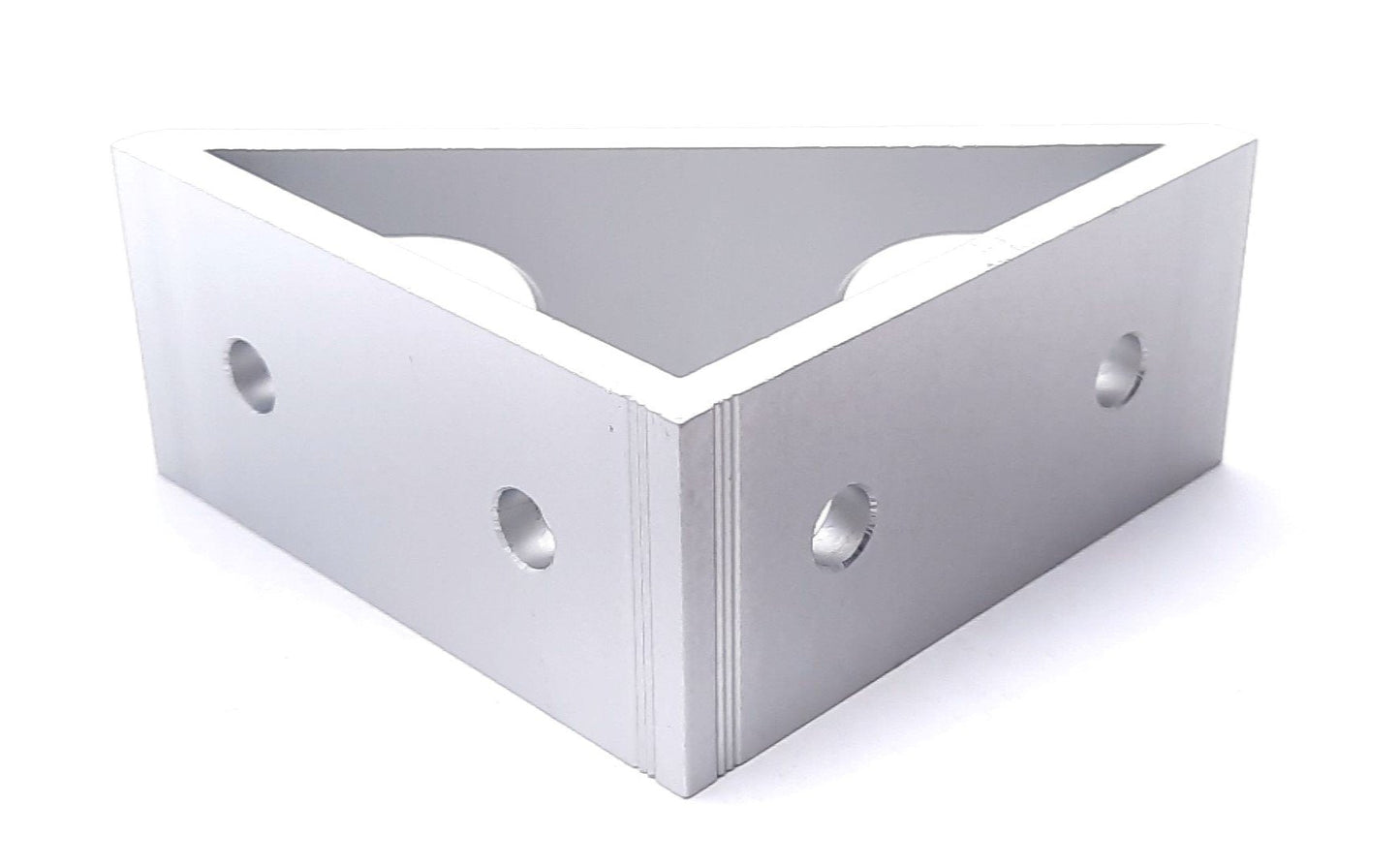 New Lot of 4 80/20 45-4336 Tall Gusseted Inside Corner Bracket 45 Series 4 Hole