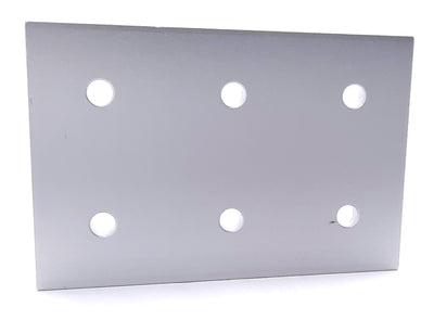 New Lot of 10 80/20 45-4366 Rectangular Flat Plate 45 Series 6 Hole 135mm x 90mm