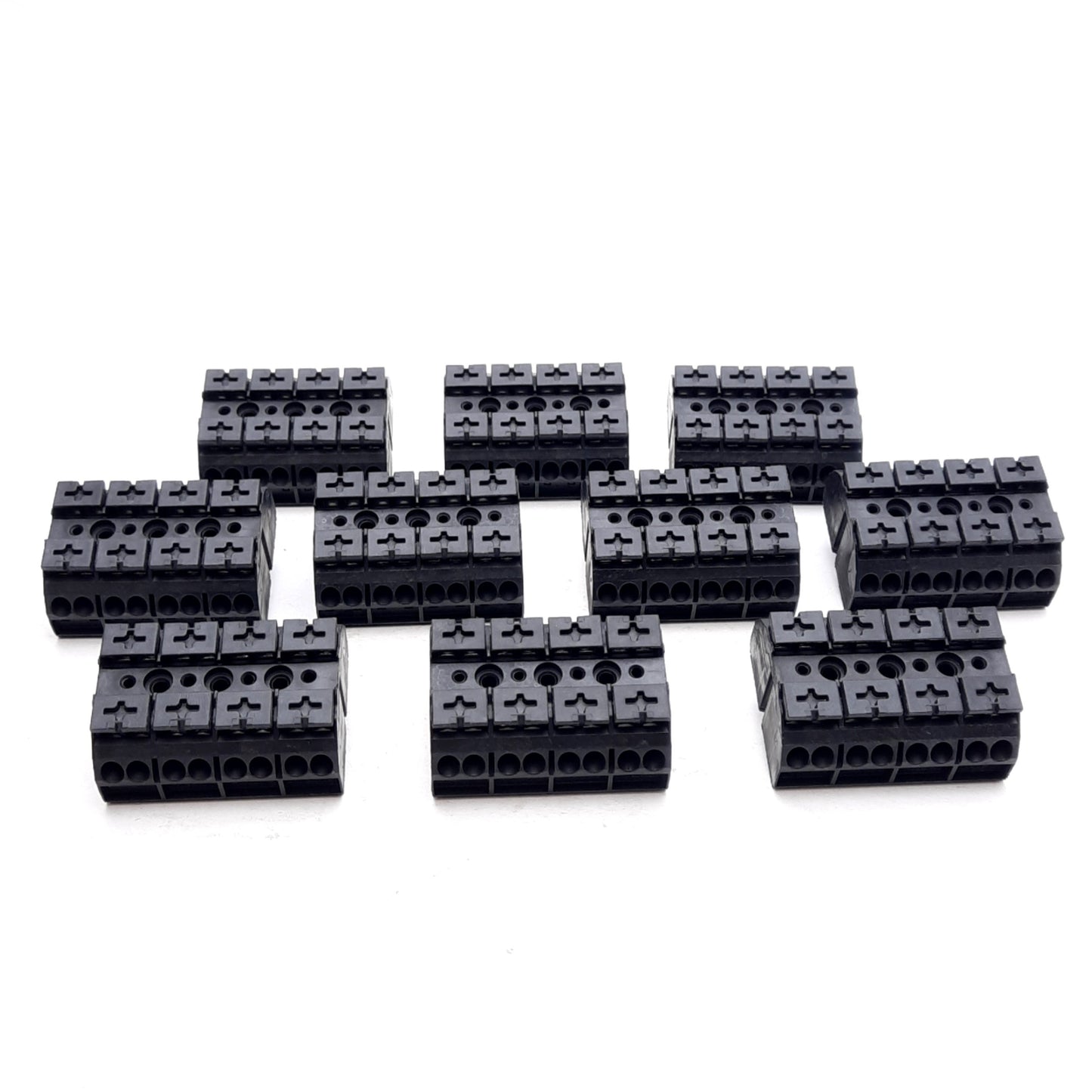 New Lot of 10 Wago 862-594 Chassis-Mount Terminal Strip, 4-Conductor, 300V 20A
