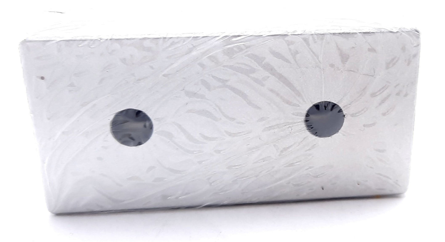 New Lot of 4 80/20 40-2340 2-Hole Pressure Manifold Stopper Plate 40 Series