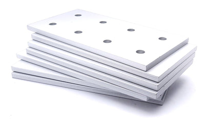 New Lot of 7 80/20 40-4365 Rectangular Flat Plate 40 Series 8 Hole 160mm x 80mm