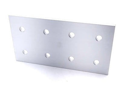 New Lot of 7 80/20 40-4365 Rectangular Flat Plate 40 Series 8 Hole 160mm x 80mm