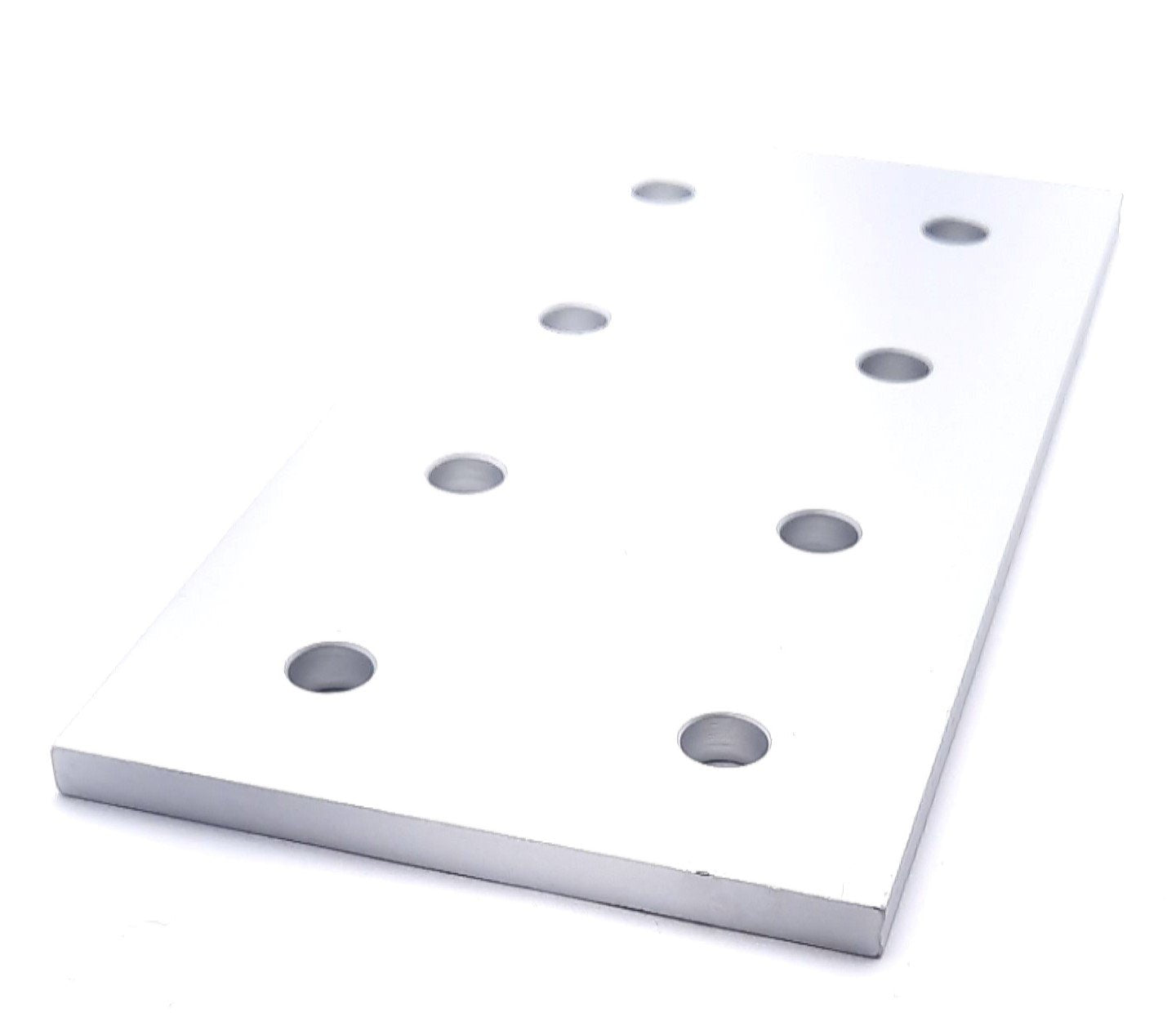 New Lot of 7 80/20 40-4365 Rectangular Flat Plate 40 Series 8 Hole 160mm x 80mm