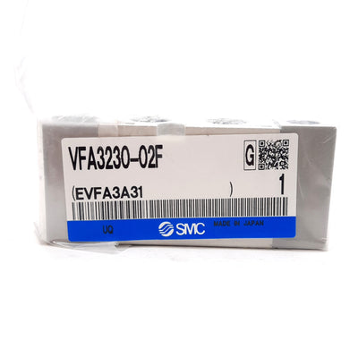New SMC VFA3230-02F Air Operated Valve, 2-Position Double, G1/4, -101.2kPa~1.0MPa