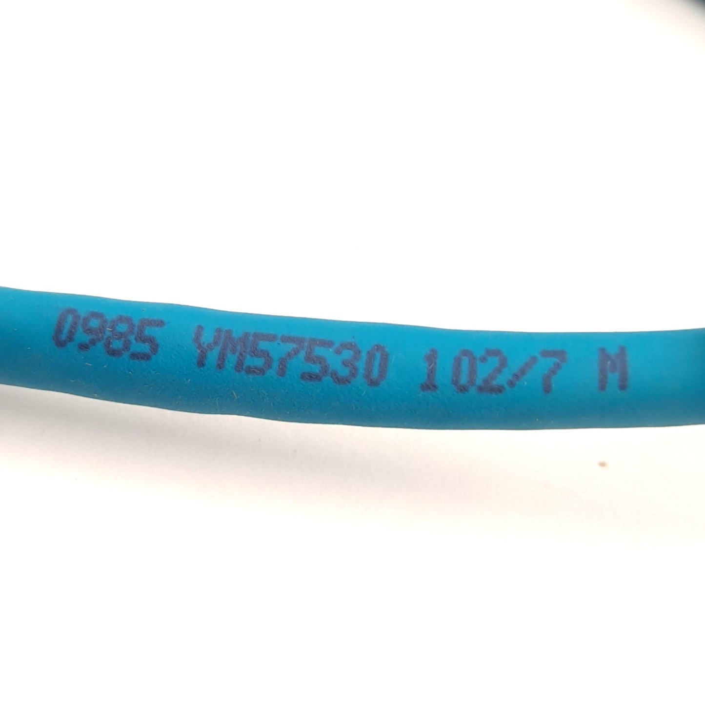 New – Open box Lumberg 0985 YM57530 102/7M Ethernet Cable Cat5e, M12 Male to M12 Female, 7m