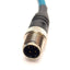 New – Open box Lumberg 0985 YM57530 102/7M Ethernet Cable Cat5e, M12 Male to M12 Female, 7m