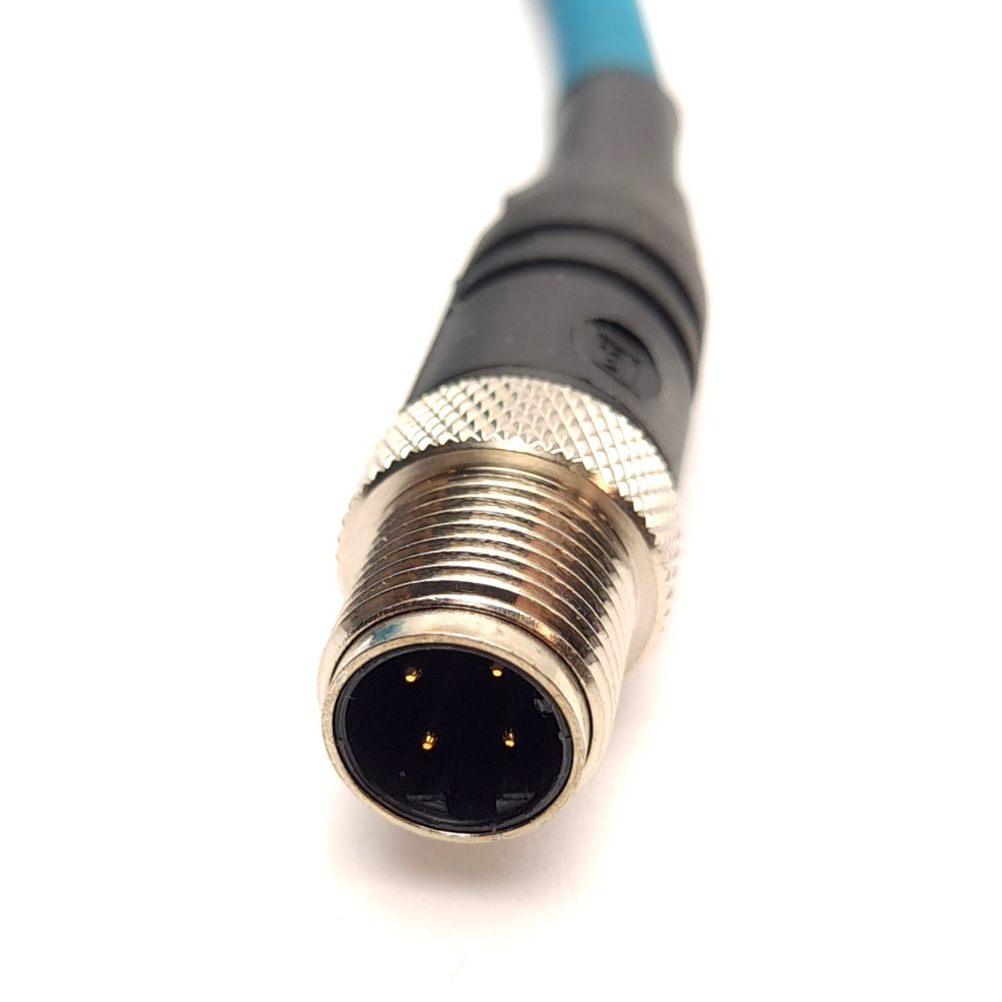 New – Open box Lumberg 0985 YM57530 102/7M Ethernet Cable Cat5e, M12 Male to M12 Female, 7m