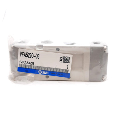 New SMC VFA5220-03 Air Operated Valve, 2-Position Double, Rc3/8, -101.2kPa~1.0MPa