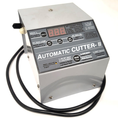 Used Cutter Industries Automatic Cutter II Wire/Tubing Cutter 12-40 AWG Ø3/8" 120VAC