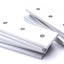 New Lot of 10 80/20 45-4306 Straight Flat Plate 45 Series 3 Hole 135mm x 42mm